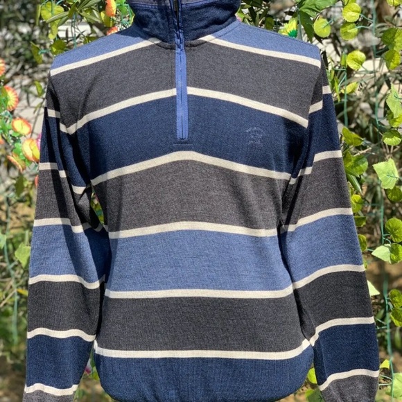 Paul and Shark 1/4 zip sweater. Super lightweight and cool. Gorgeous colors.